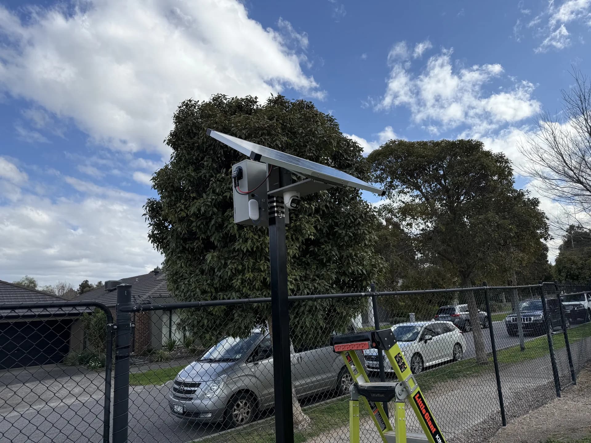 B&V solar-powered CCTV installation